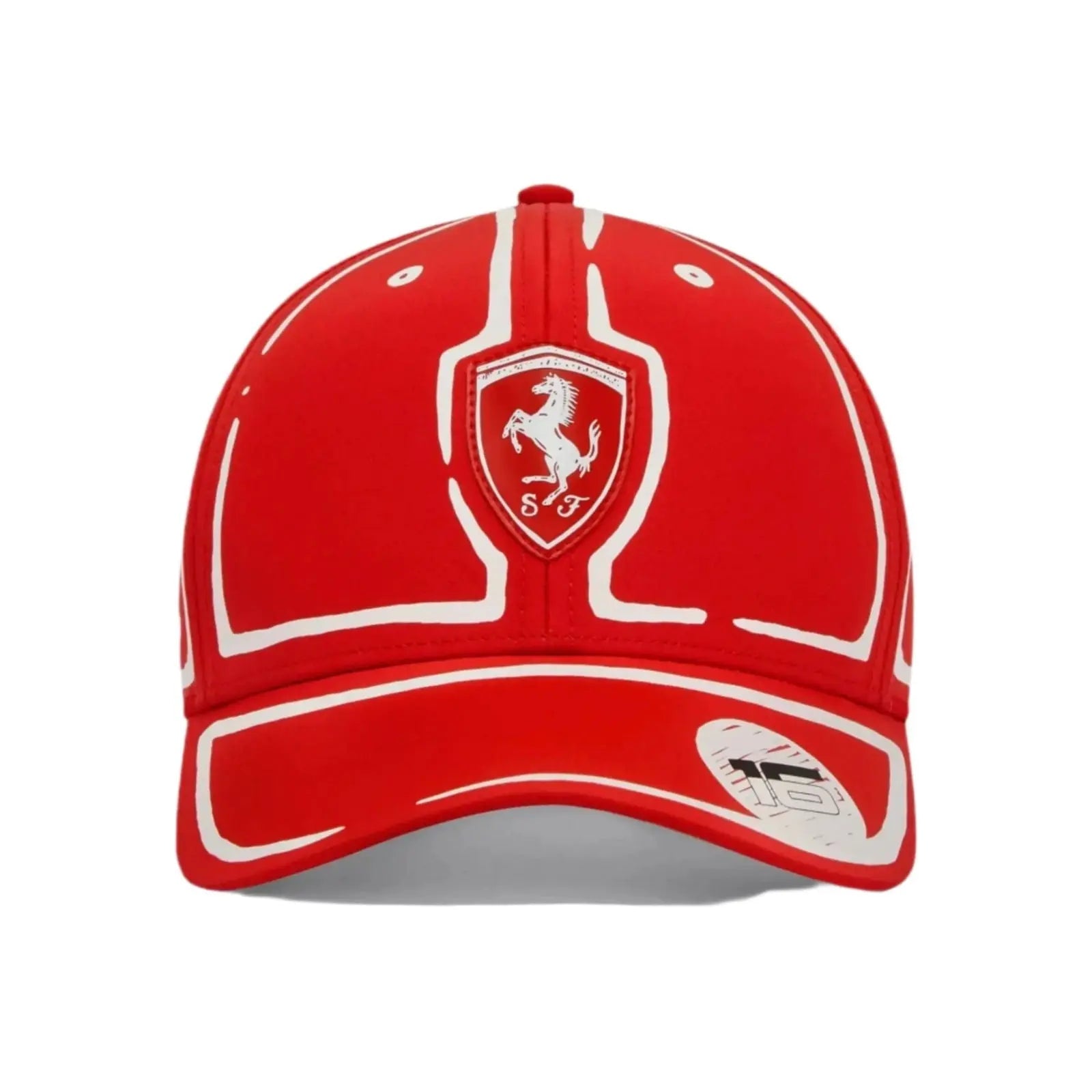 Scuderia Ferrari Charles Leclerc Puma Baseball Hat - Joshua Vides image 2