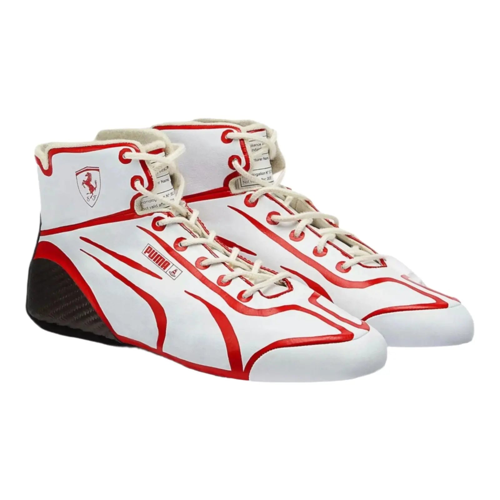 Scuderia Ferrari Speedcat Pro Trainers Boots - Joshua Vides Edition | Official F1 Merchandise Replica image 3