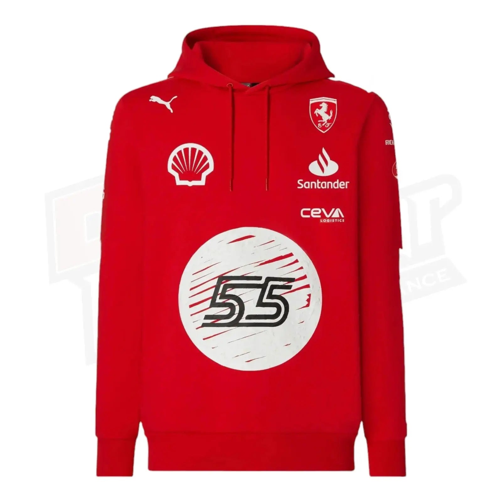 Scuderia Ferrari Carlos Sainz Puma hooded sweatshirt - Joshua Vides image 1