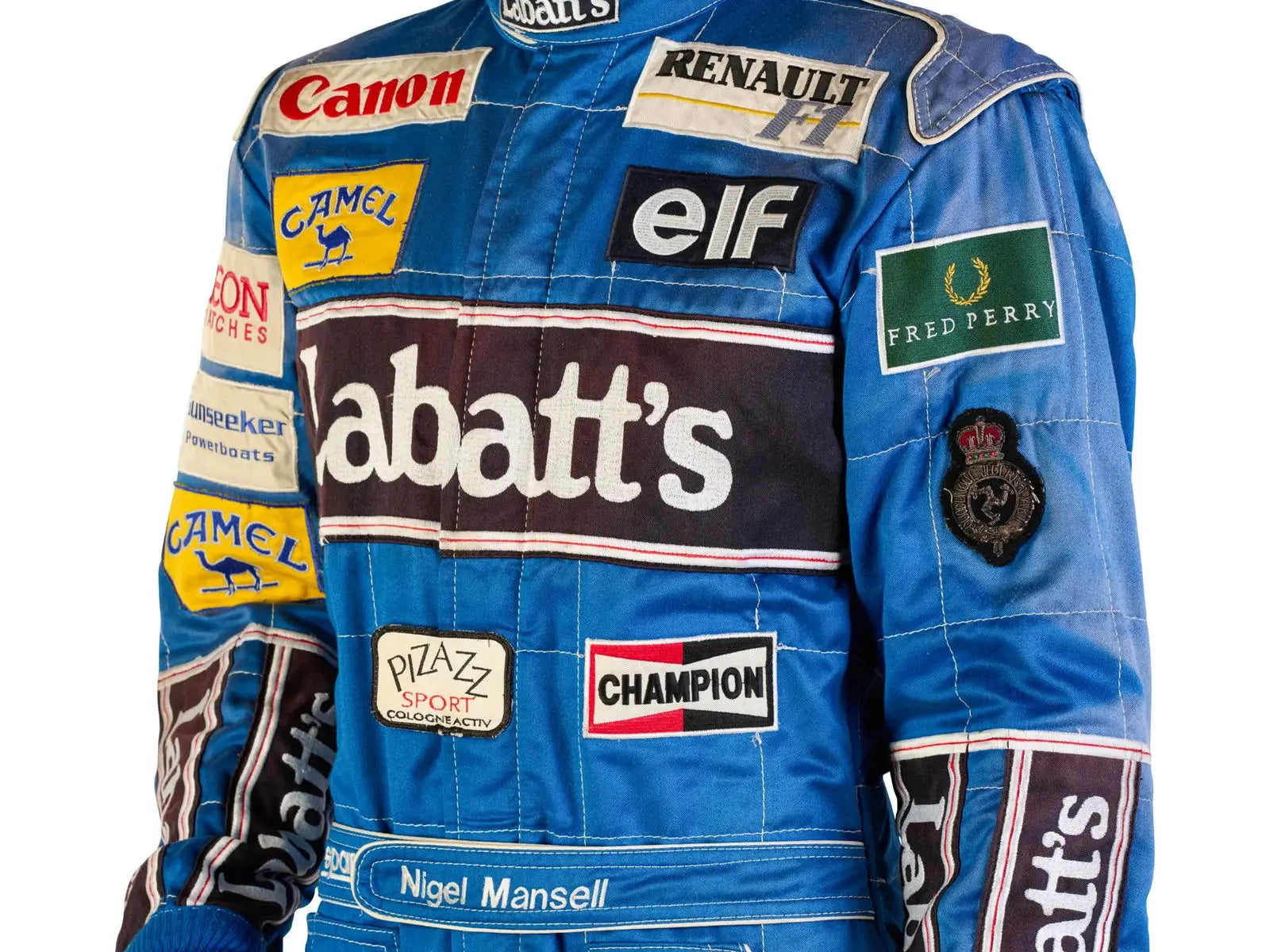 1992 Canon Williams Renault Sparco Formula 1 NIGEL MANSELL’S Race Suit image 5