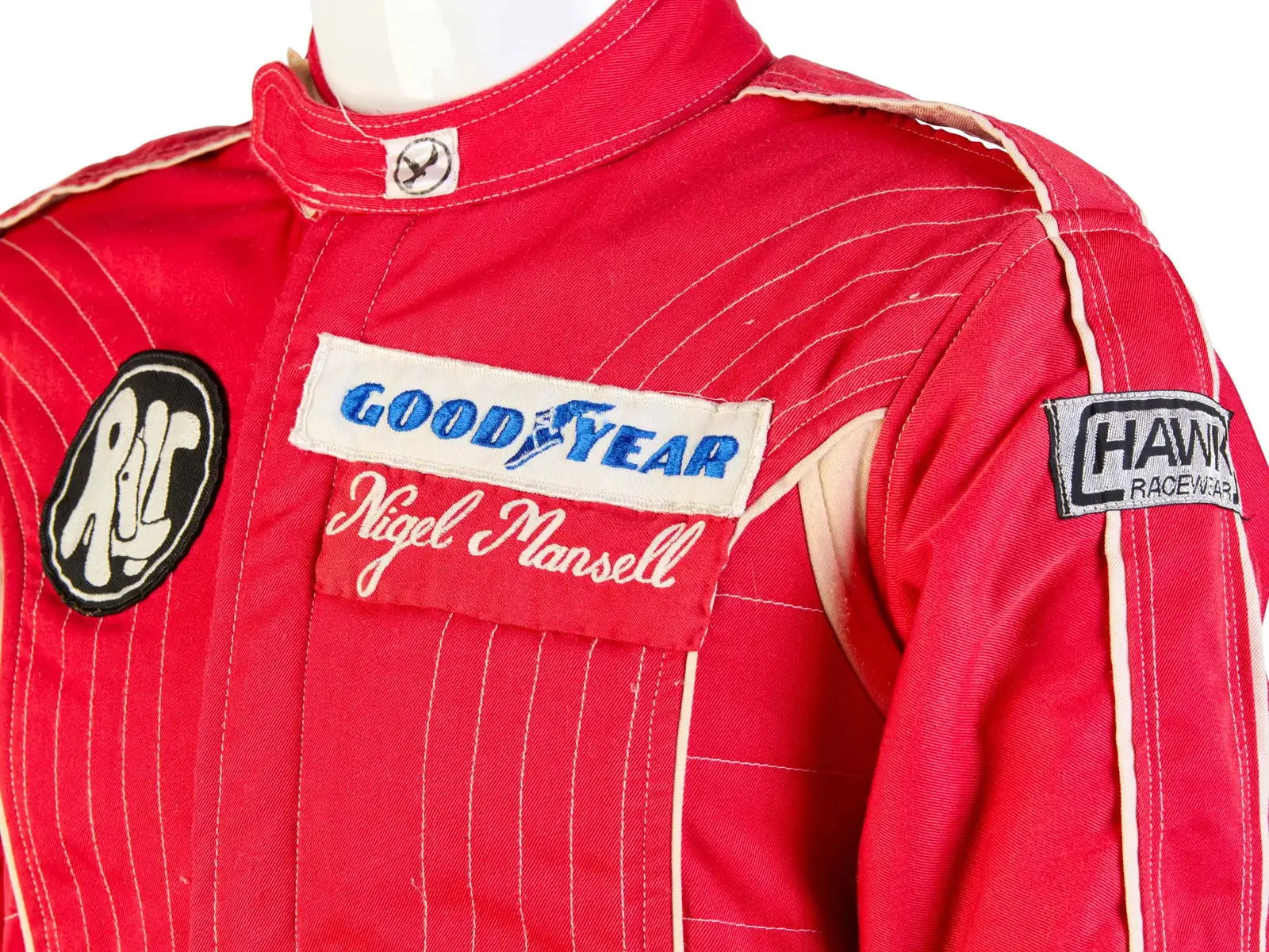 1980 Nigel Mansell Replica Race Suit | Ralt Formula 2 Hawk image 6
