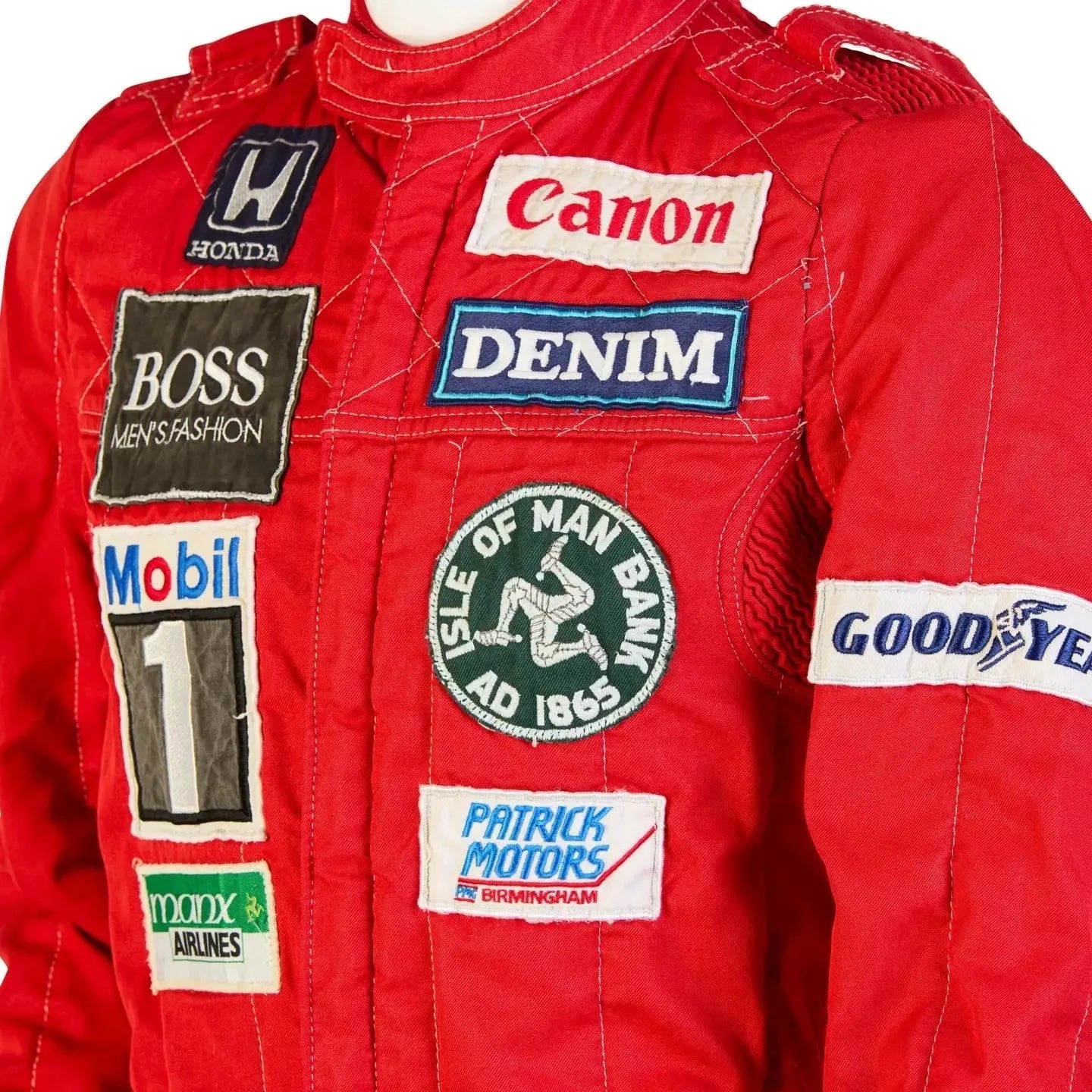 1985 Canon Williams Nigel Mansell Race Suit - Stand 21 F1 Gear image 6