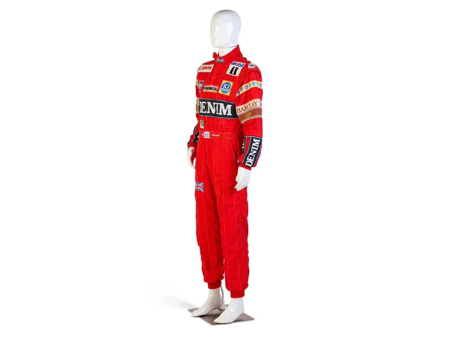 1988 Canon Williams Stand 21 Formula 1 NIGEL MANSELL’S Race Suit image 3