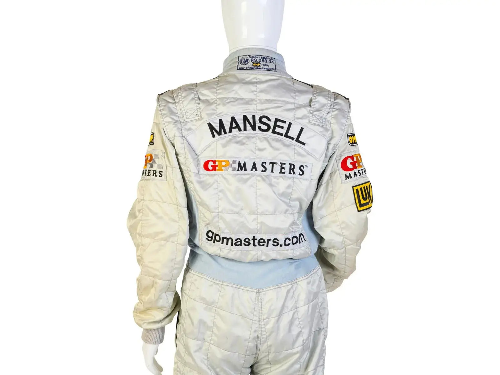 2005 GP Masters OMP NIGEL MANSELL’S Race Suit image 5