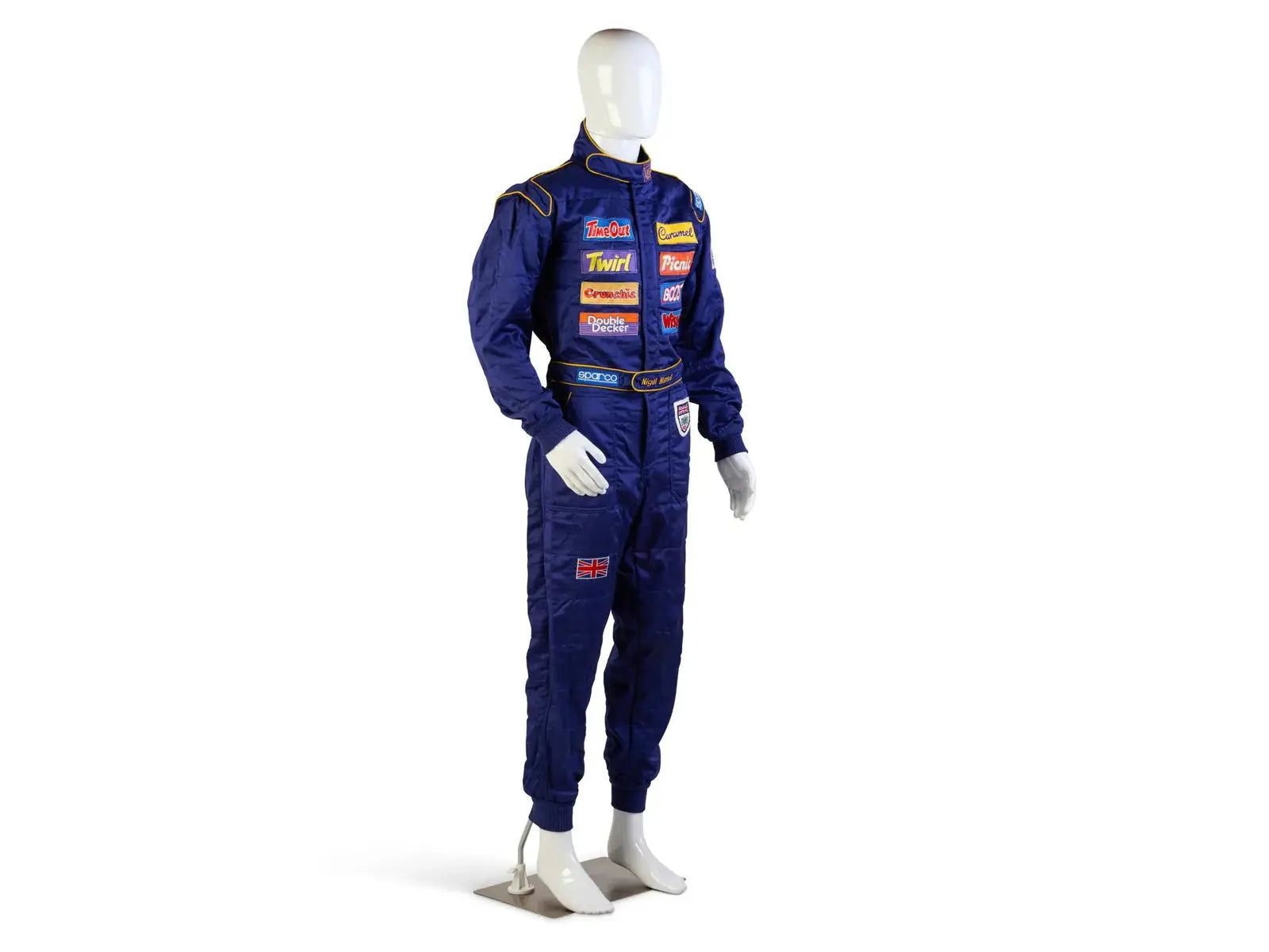 1995 ‘Race The Ace’ Cadbury's Chocolate Sparco NIGEL MANSELL’S Race Suit image 3
