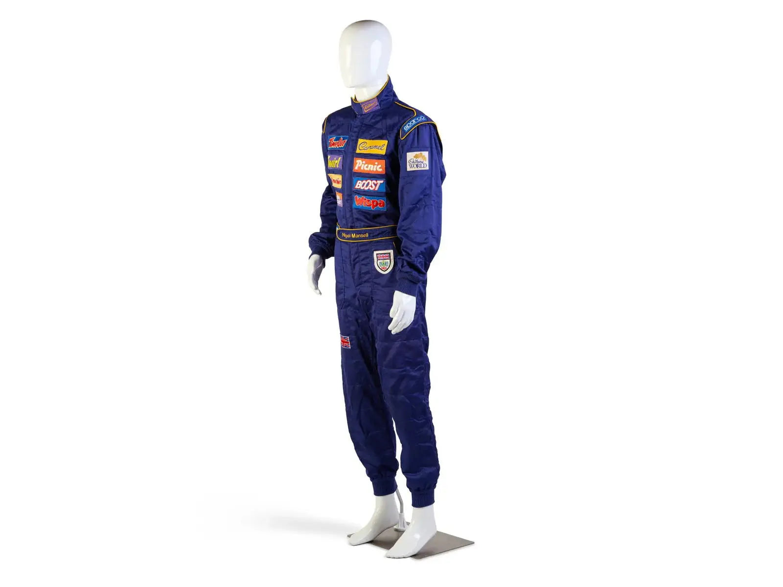 1995 ‘Race The Ace’ Cadbury's Chocolate Sparco NIGEL MANSELL’S Race Suit image 4
