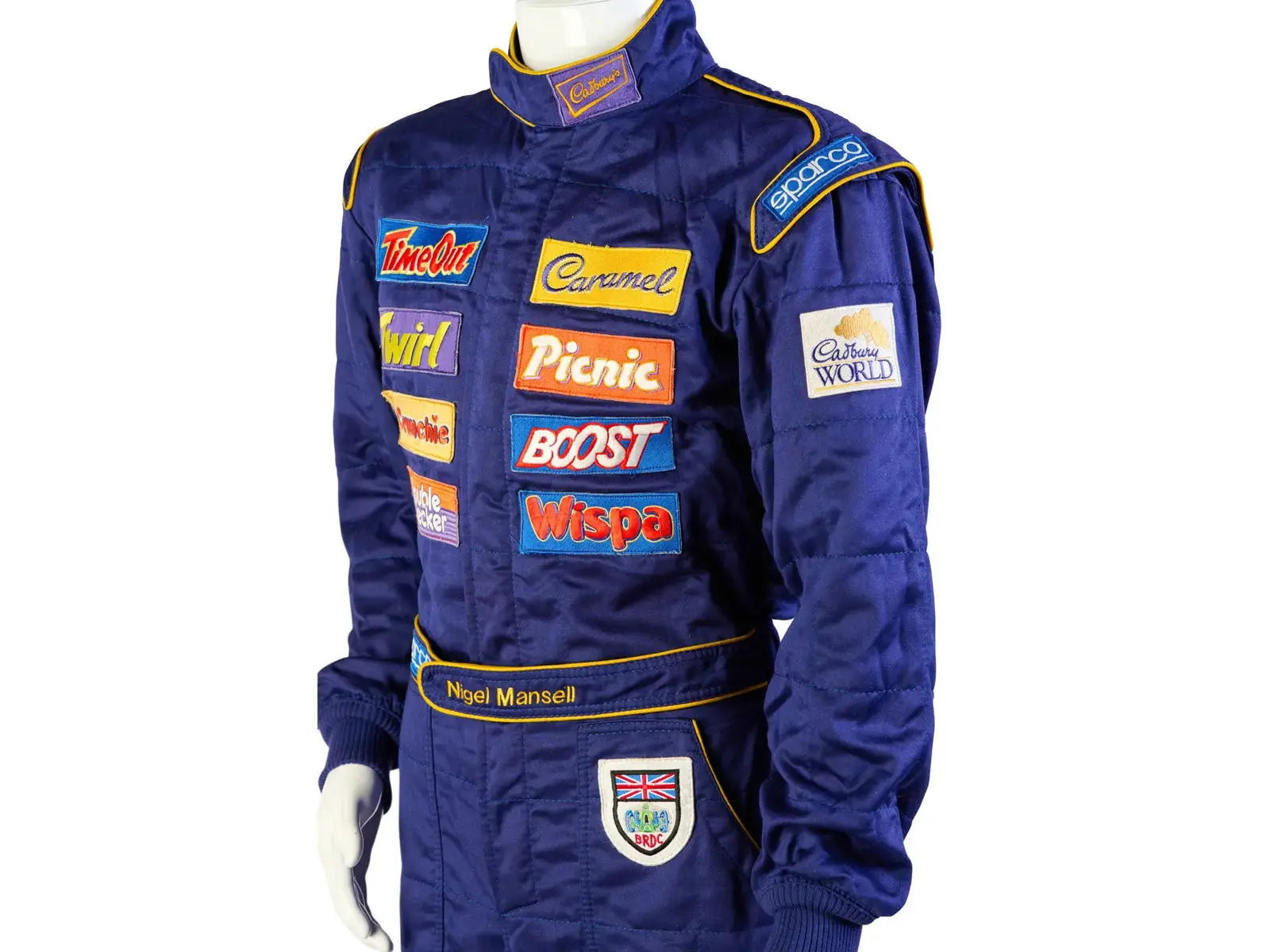 1995 ‘Race The Ace’ Cadbury's Chocolate Sparco NIGEL MANSELL’S Race Suit image 5