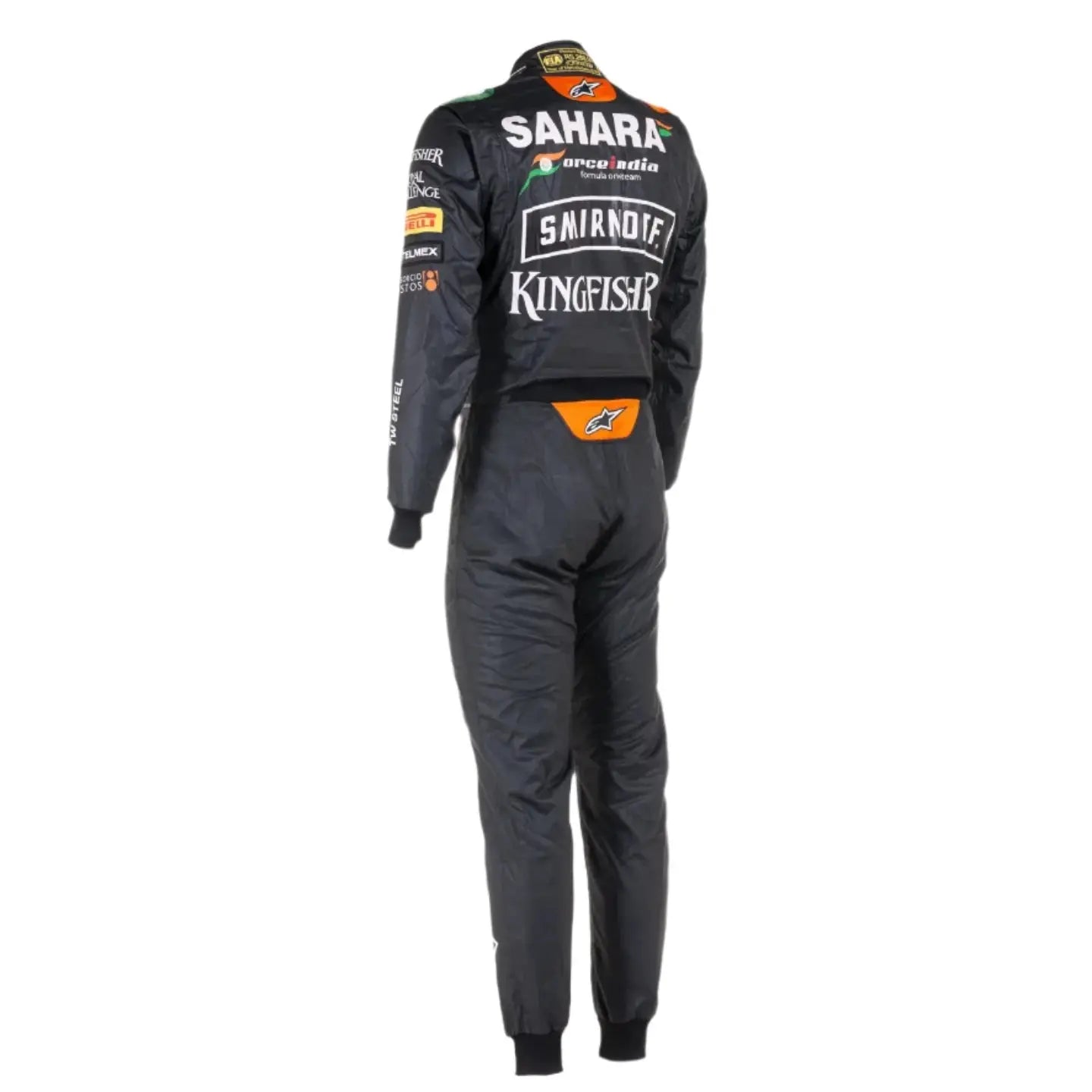 2014 Sergio Pérez Sahara Force F1 Racing Suit image 2