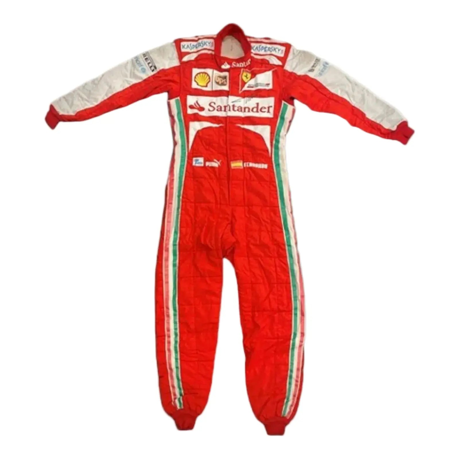 2013 Fernando Alonso Signed Racing Suit image 1