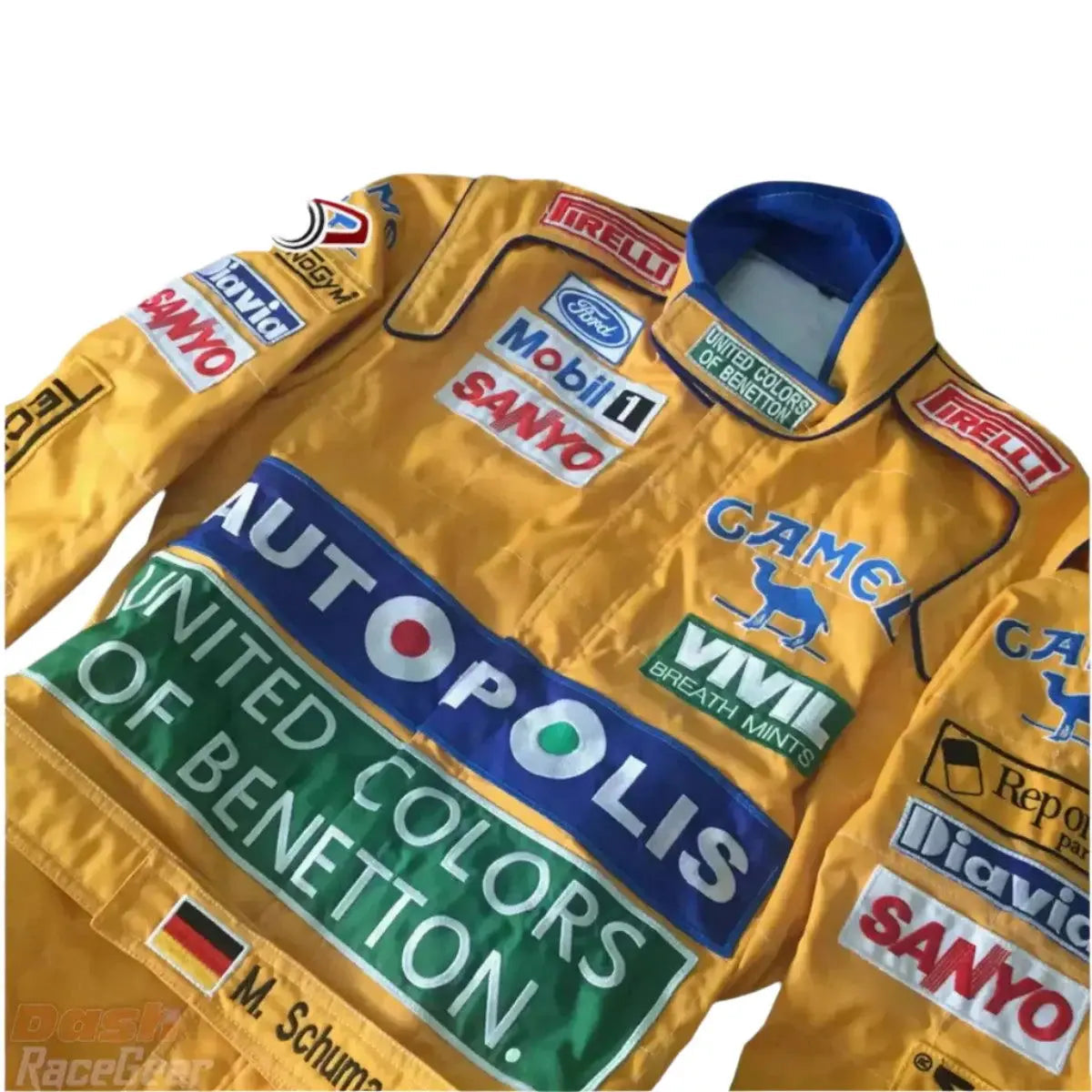 Michael Schumacher 1992 F1 Embroidered Racing Suit image 1