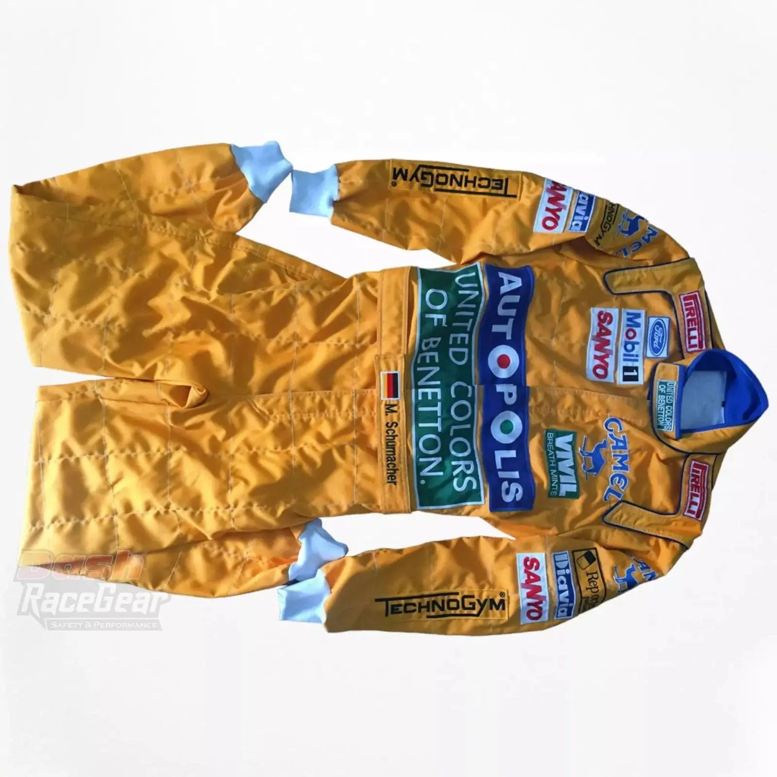 Michael Schumacher 1992 F1 Embroidered Racing Suit image 2