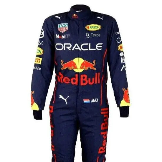 F1 Oracle Red Bull Max Race Suit F1 Go Kart Racing Suit image 1