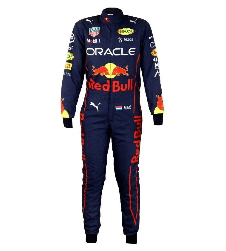 F1 Oracle Red Bull Max Race Suit F1 Go Kart Racing Suit image 2
