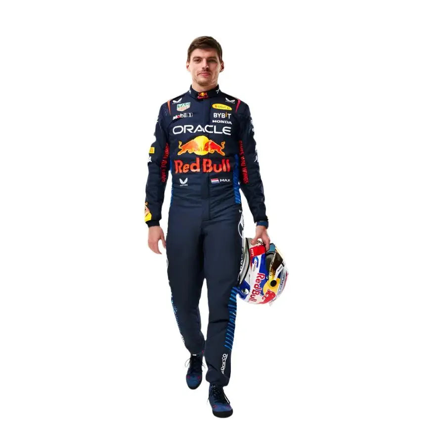 2024 Max Verstappen F1 Oracle Red Bull Fire-Resistant Racing Suit – Official Formula 1 Teamwear image 1
