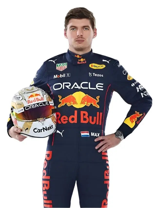 Max Verstappen & Sergio Perez F1 Oracle Red Bull 2022 Go-Kart Racing Suit image 2