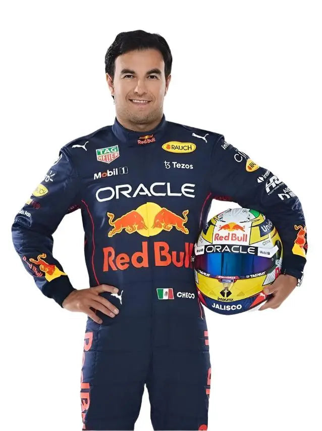 Max Verstappen & Sergio Perez F1 Oracle Red Bull 2022 Go-Kart Racing Suit image 3