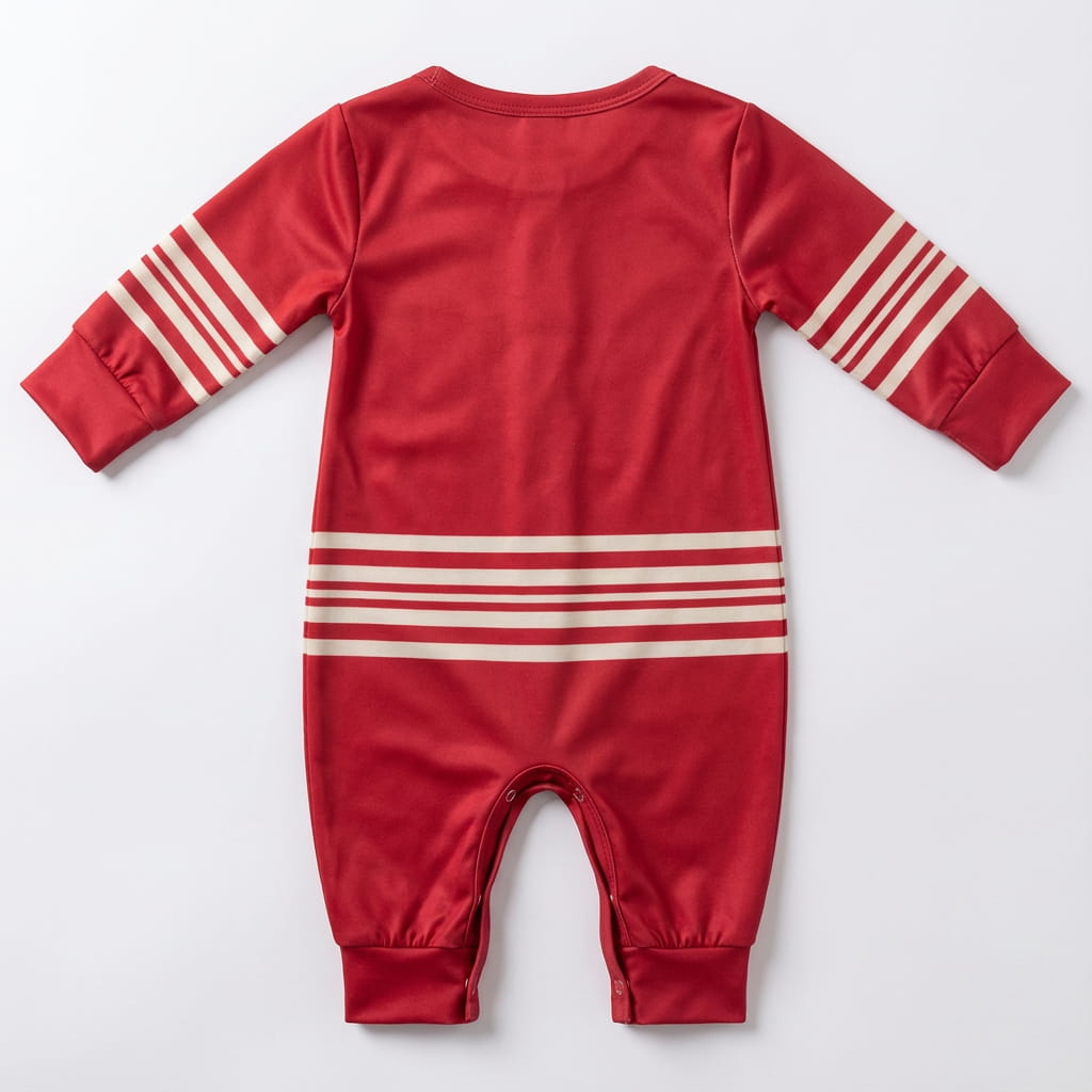 Detroit Red Wings - Hockey Baby Onesie Jumpsuit - Detroit Red Wings Hockey Baby onesie jumpsuit shot from the back | Dash Racegear