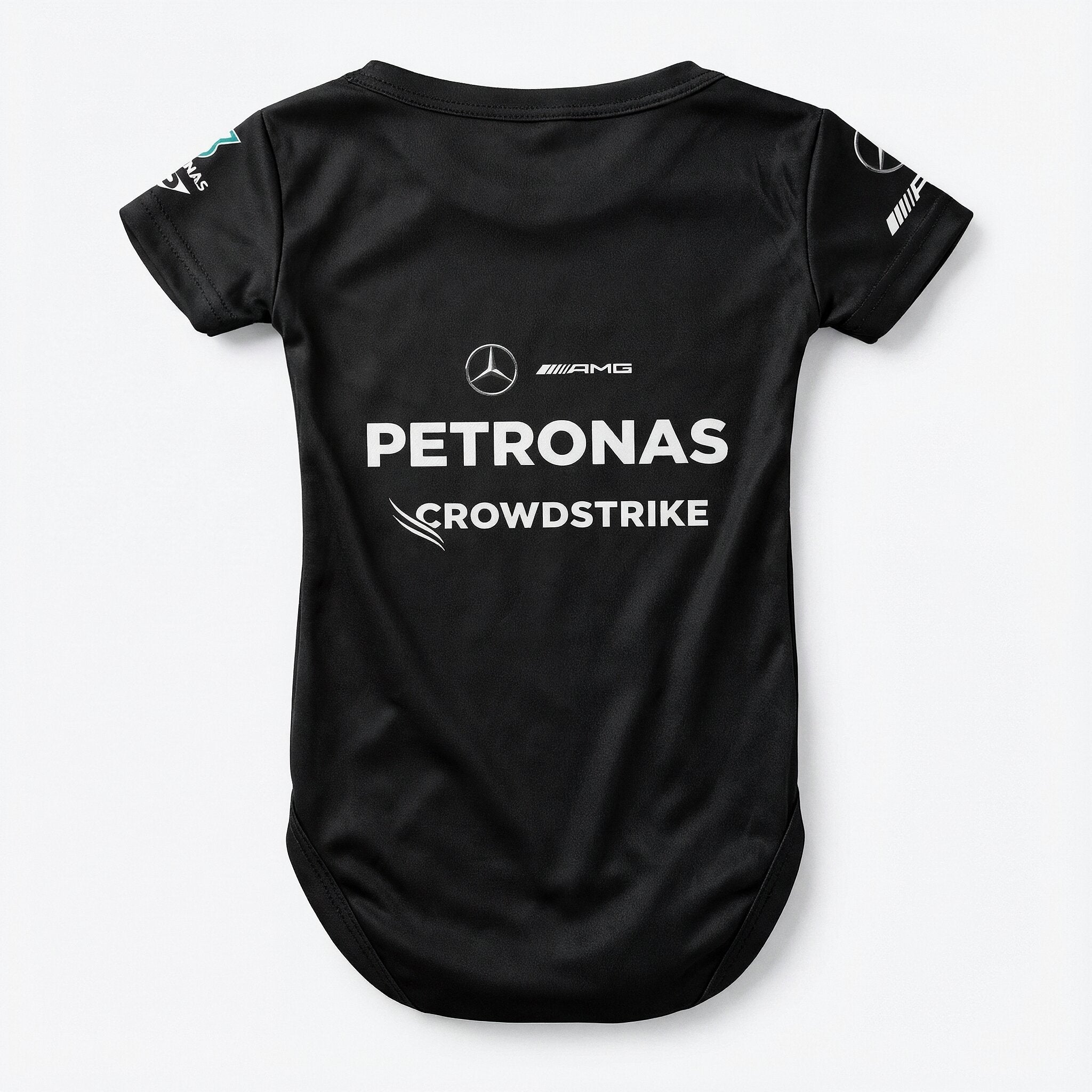 Mercedes Baby Bodysuit Onesie 2025 - mercedes formnula one baby onesie bodysuit back | Dash Racegear