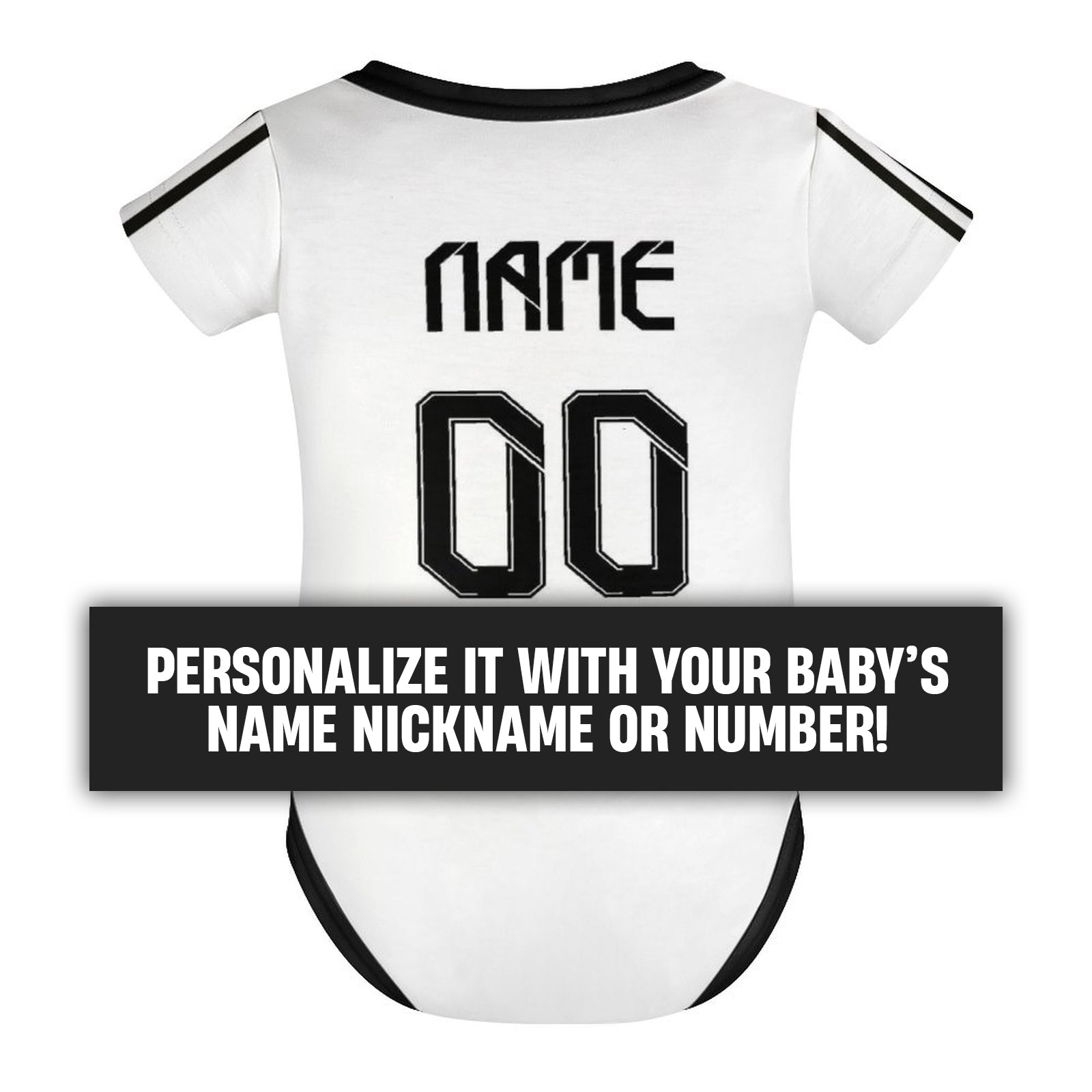 Real Madrid Baby Bodysuit 24/25 - Real Madrid Baby Bodysuit 24/25 | Dash Racegear