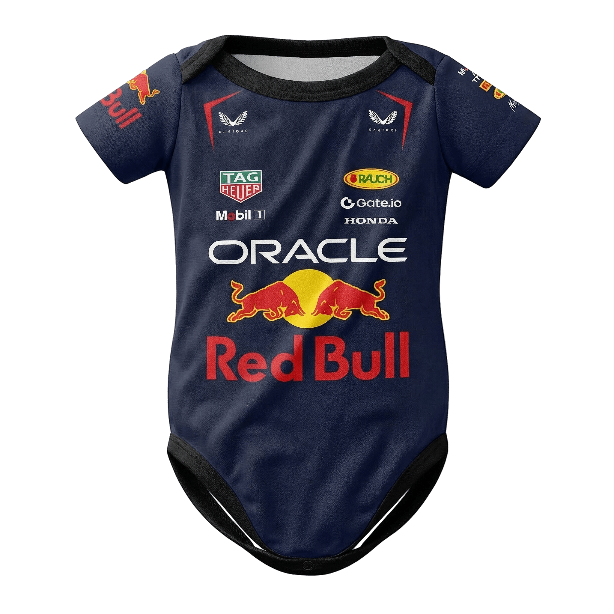 Red Bull Baby Bodysuit Onesie 2025 - red bull baby bodysuit onesie 2025 season front  | Dash Racegear