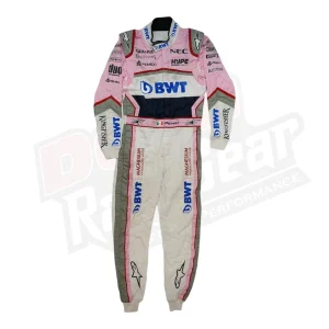 SERGIO PEREZ 2018 RACE SUIT SAHARA FORCE INDIA F1 TEAM