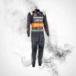 2014 Sergio Pérez Sahara Force F1 Racing Suit