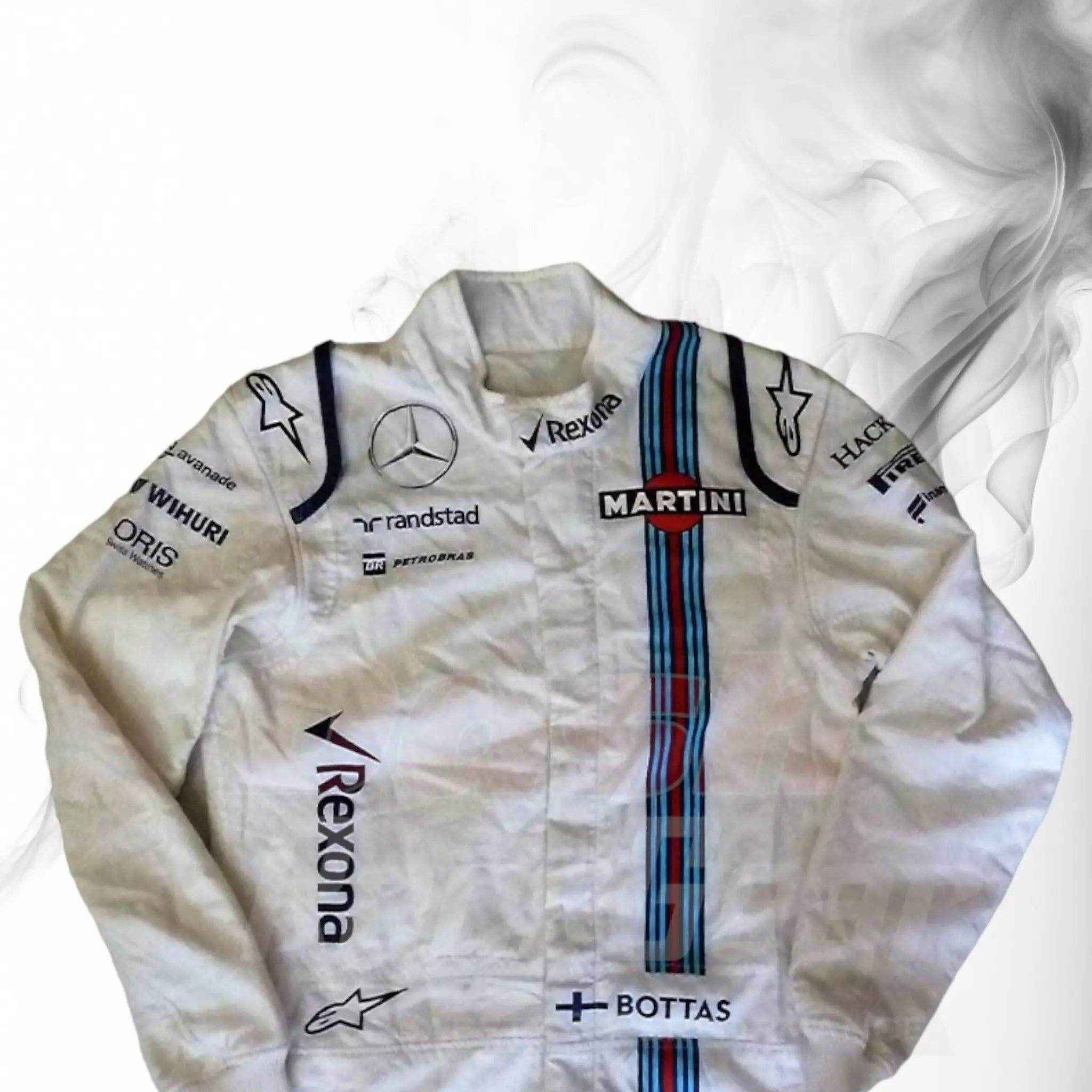 2016 valtteri bottas martini f1 race suit kids 2016 Valtteri Bottas Martini F1 Race suit KIDS Dash Racegear