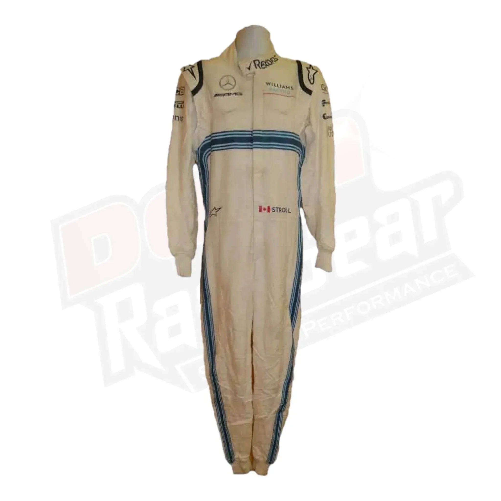 2018 Lance Stroll Abu Dhabi GP Williams race suit DASH RACEGEAR
