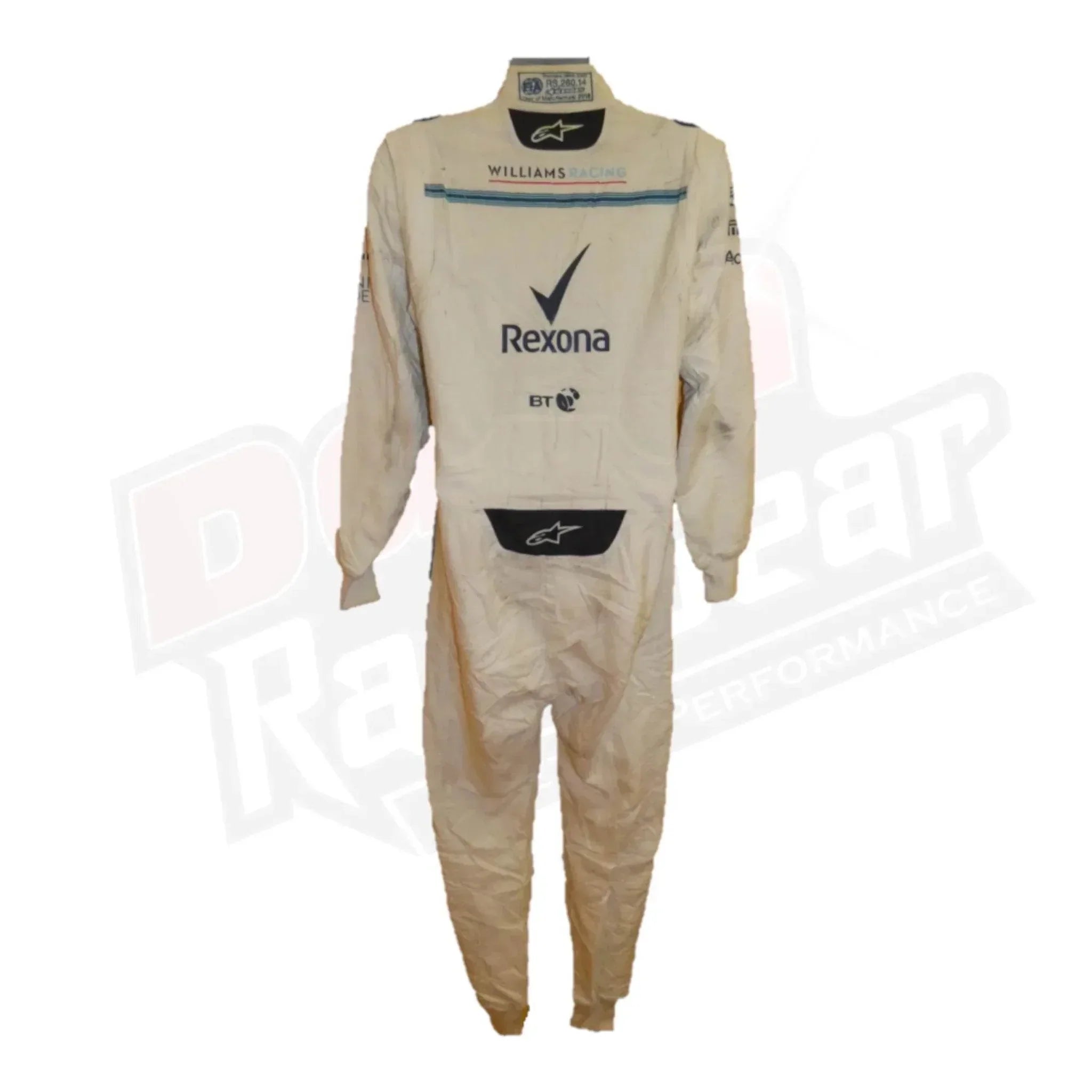 2018 lance stroll abu dhabi gp williams race suit 2018 Lance Stroll Abu Dhabi GP Williams race suit DASH RACEGEAR