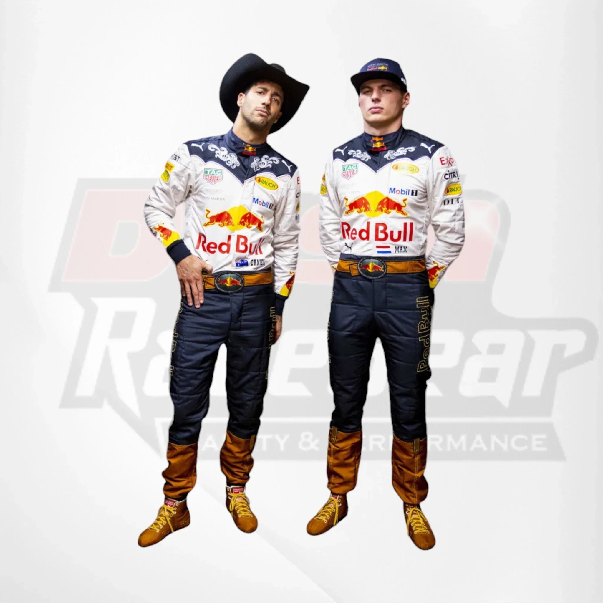2018 Max Verstappen Daniel Ricciardo F1 Team Race suit - Austin Special Edition Puma
