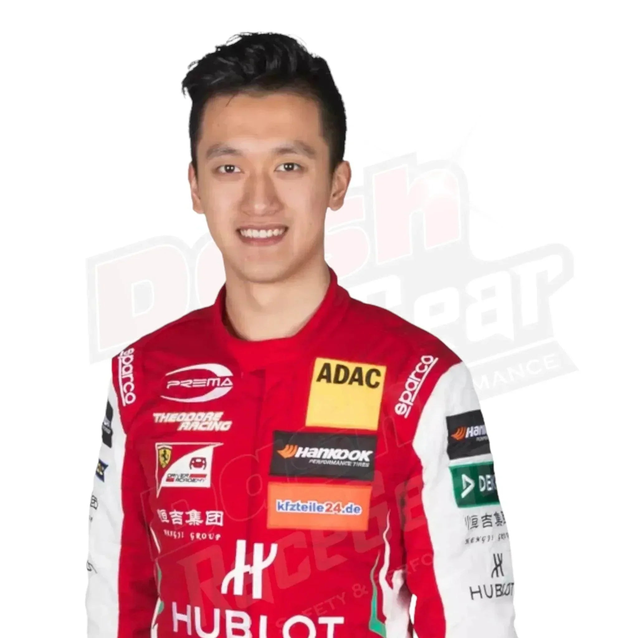 2018 Zhou Guanyu Embroidered F3 Race Suit "DASH RACEGEAR"