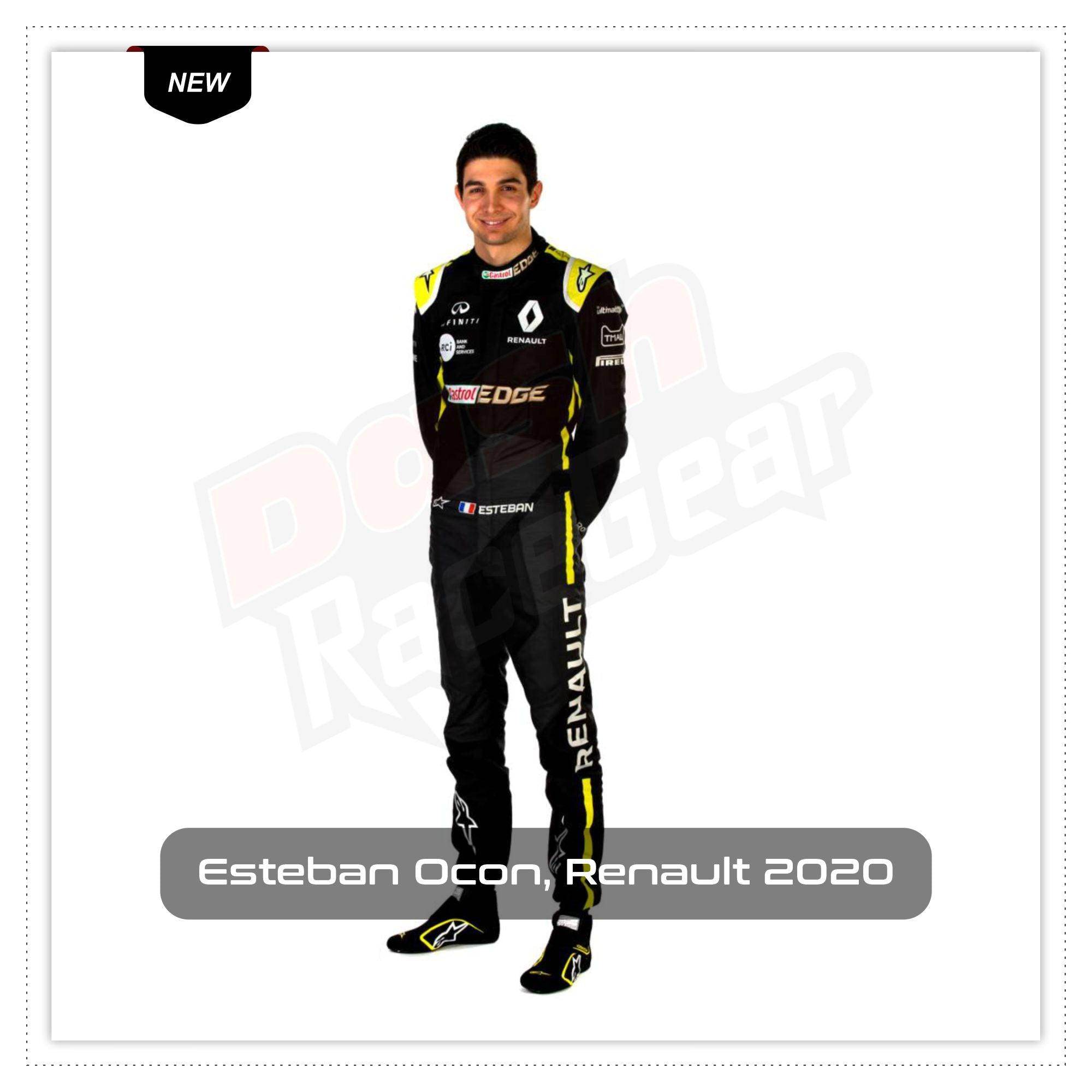 2020 Esteban Ocon Renault F1 Race Suit KIDS Dash Racegear