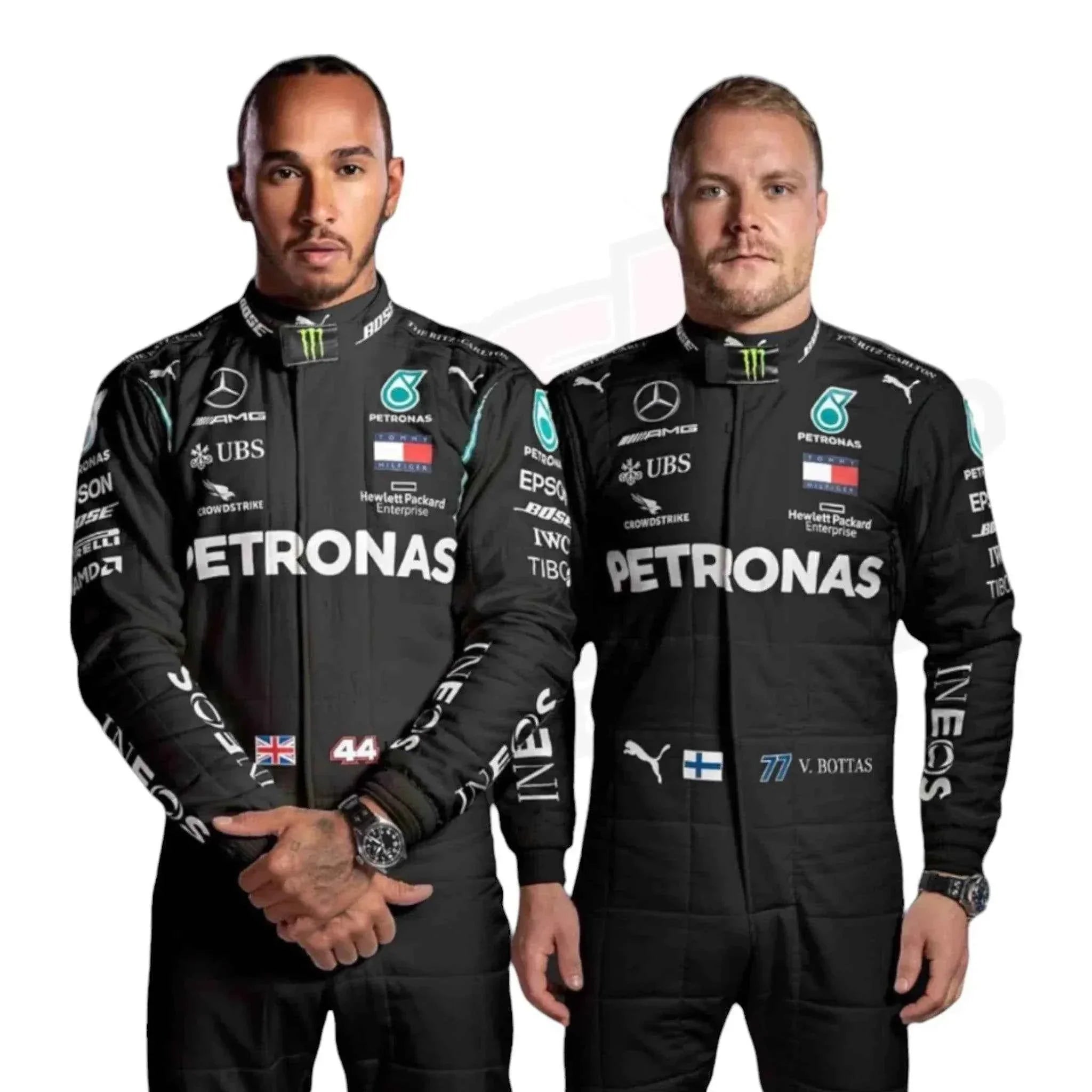 2020 Lewis Hamilton Mercedes AMG Petronas F1 Team Race Suit KIDS Dash Racegear