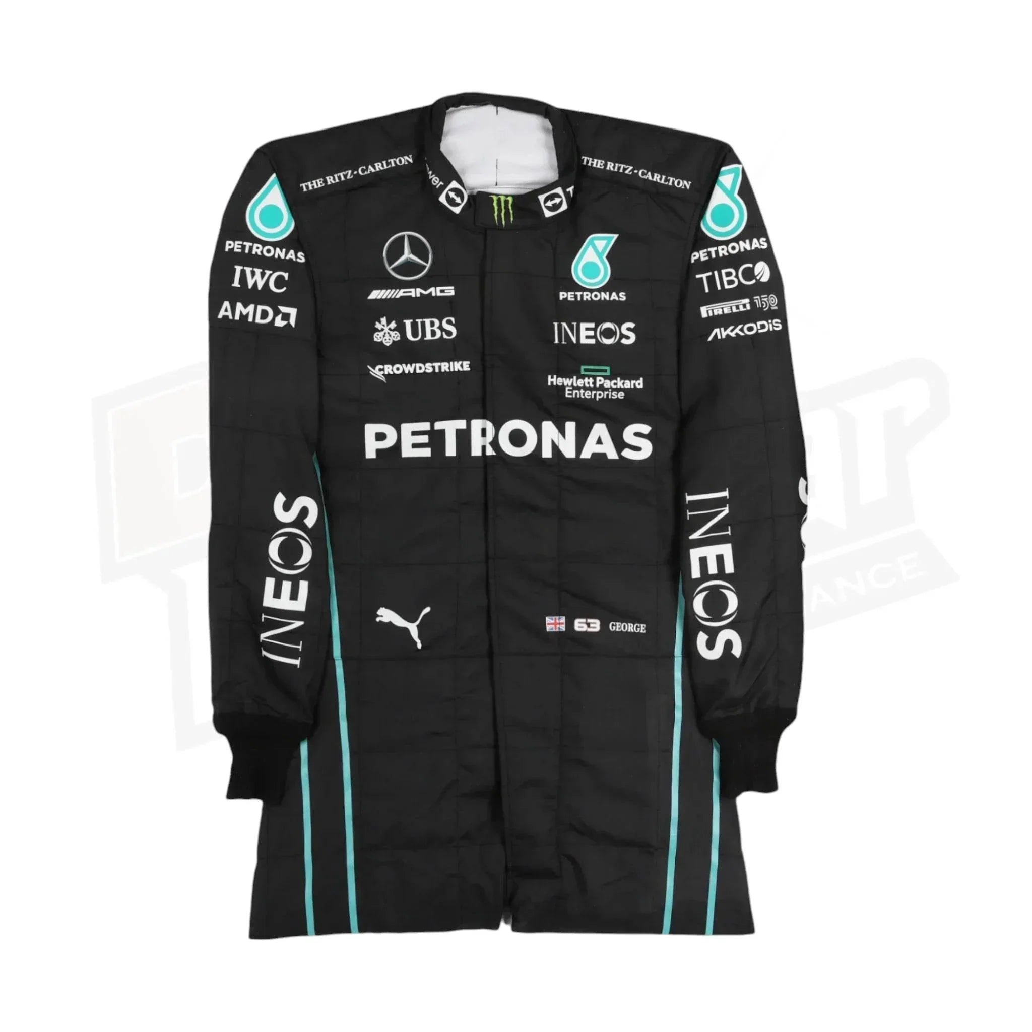 2022 George Russell Mercedes-AMG Petronas F1 Team Replica Race Suit DASH RACEGEAR