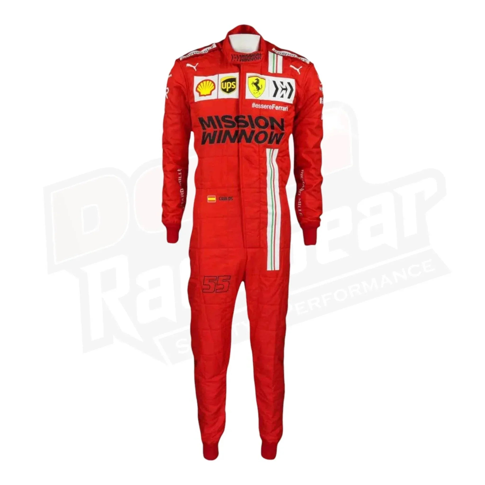 2021 carlos sainz race scuderia ferrari f1 suit 2021 Carlos Sainz Race Scuderia Ferrari F1 Suit DASH RACEGEAR