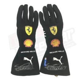 2021 Charles Leclerc Ferrari Monaco GP F1 gloves