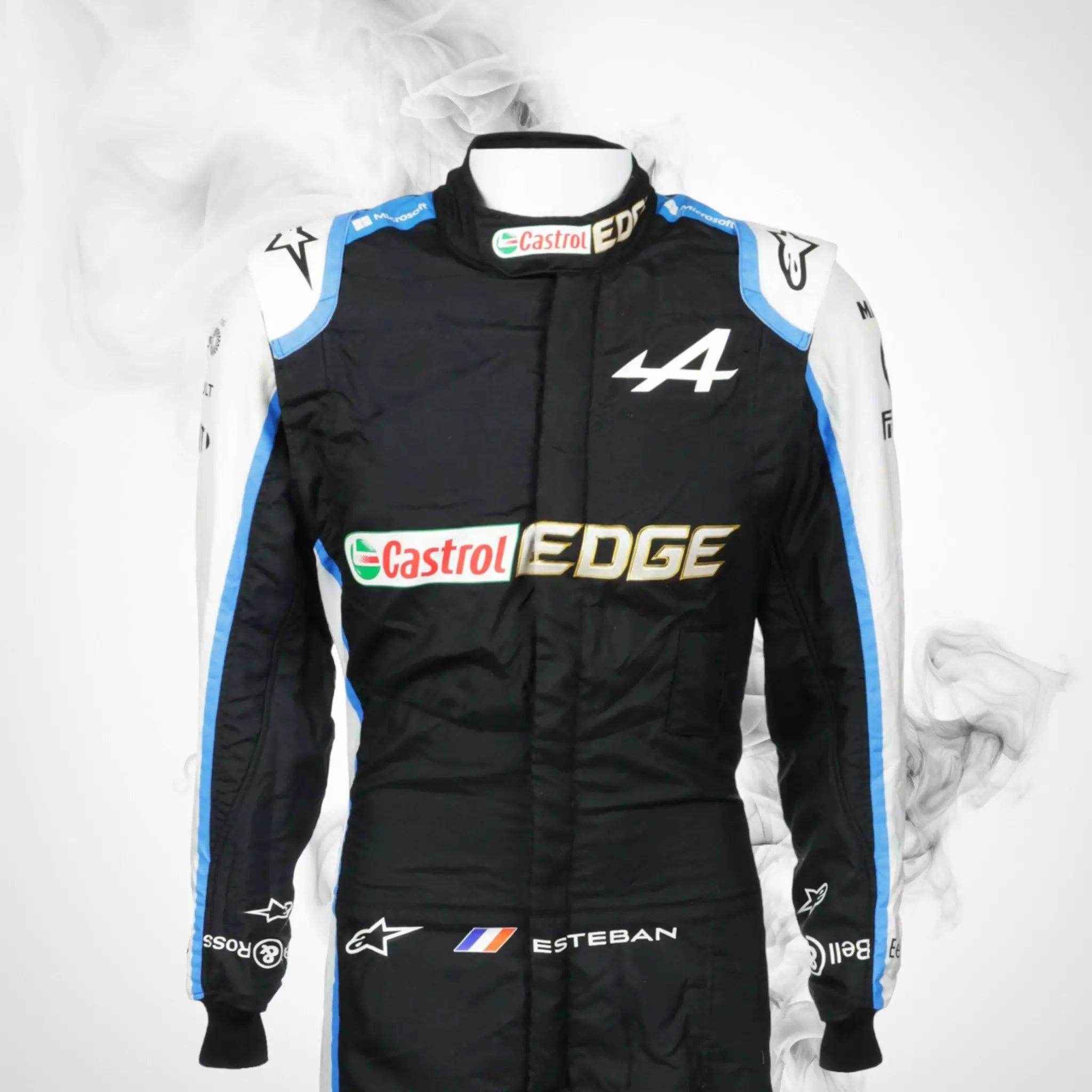 2021 esteban ocon castrol formula 1 race suit kids 2021 Esteban Ocon Castrol Formula 1 Race Suit KIDS Dash Racegear