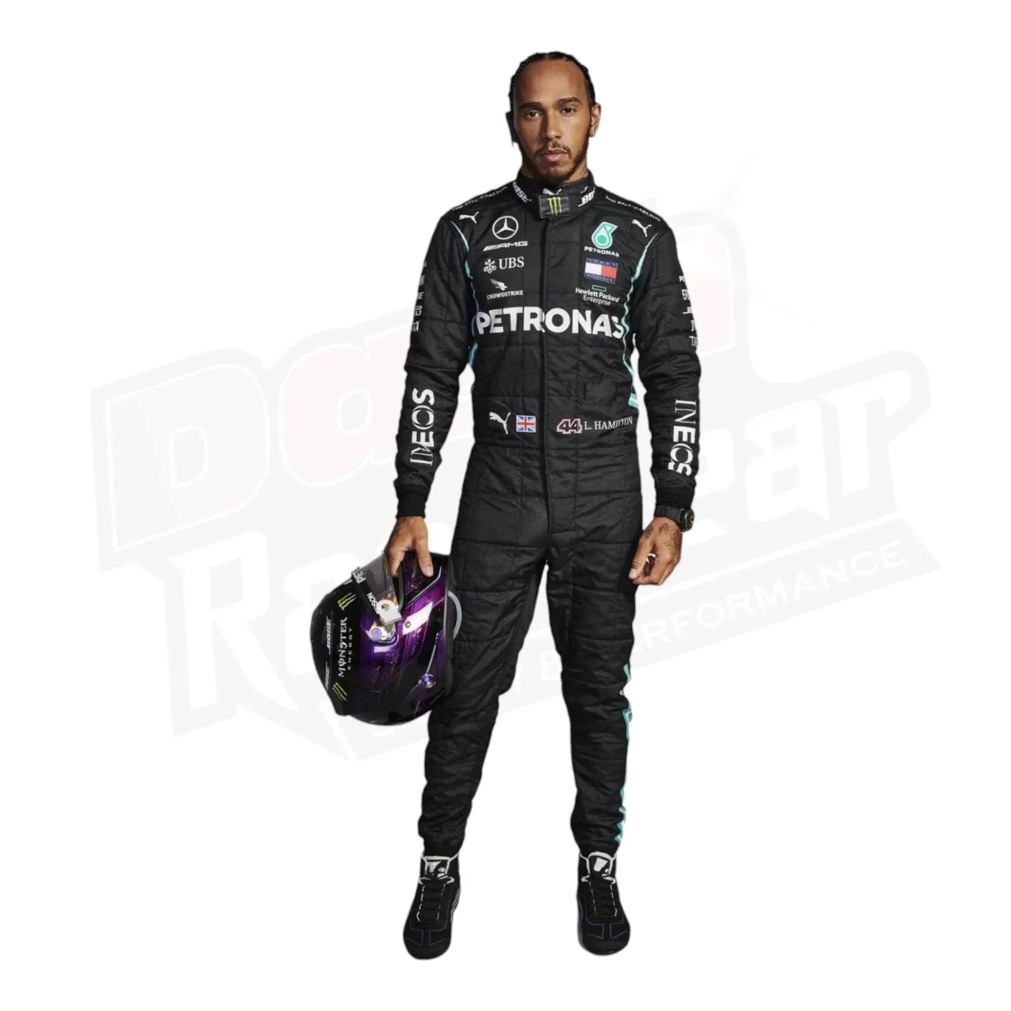 2021 Lewis Hamilton Mercedes AMG F1 Race Suit DASH RACEGEAR