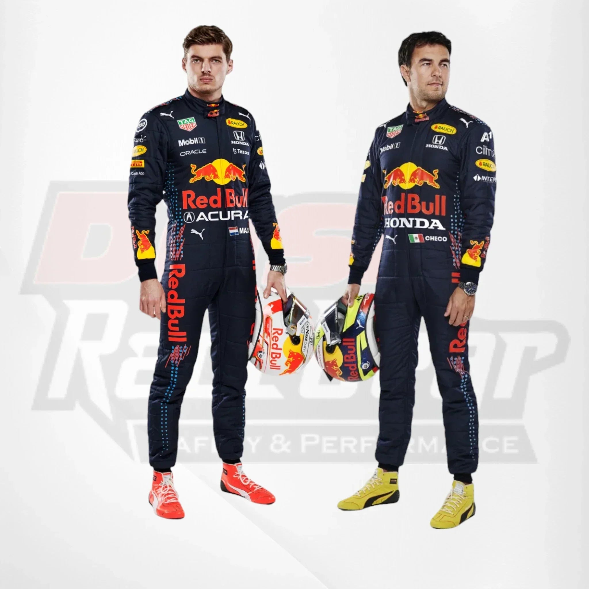 2021 Max Verstappen Sergio Pérez F1 Team Race Suit Puma