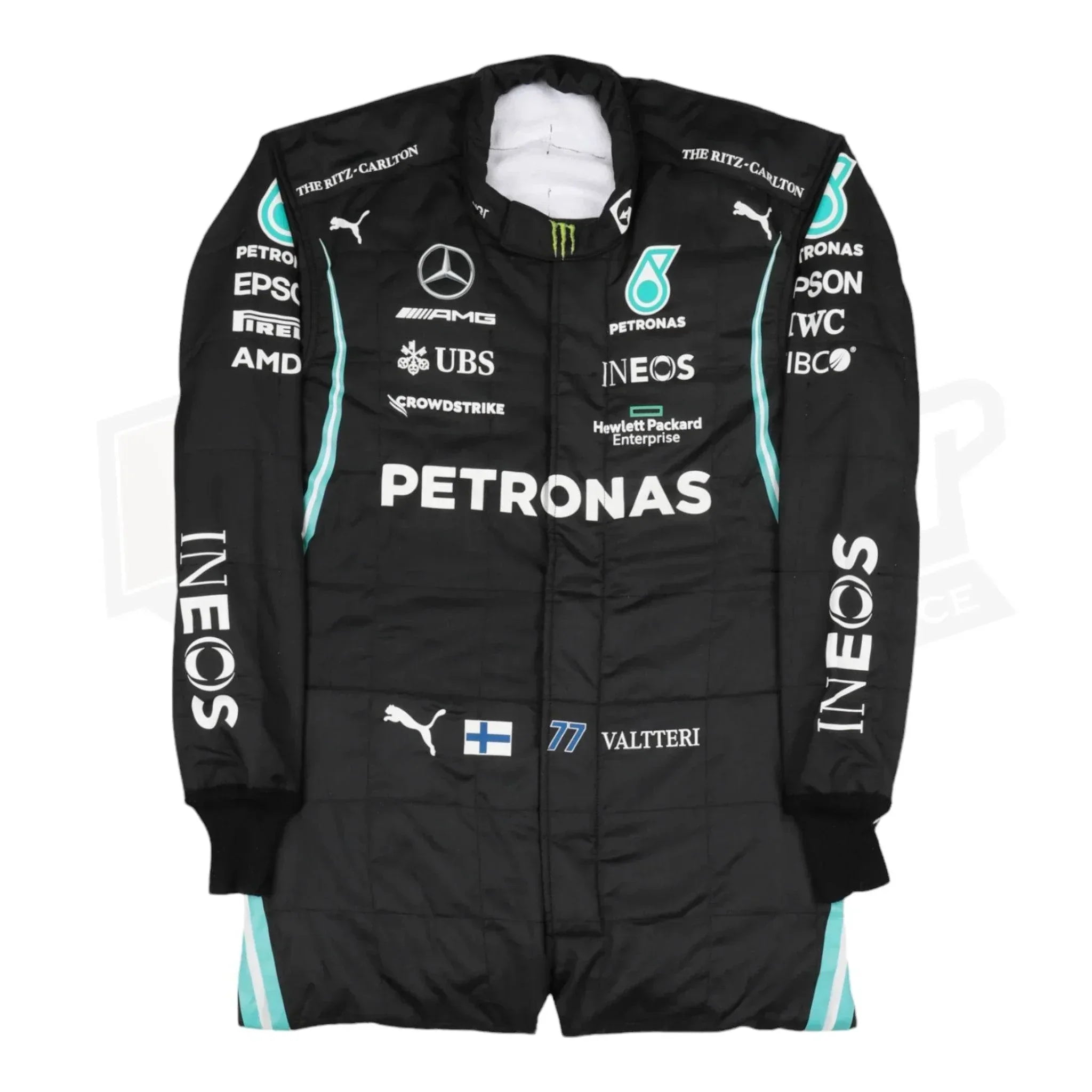 2021 Valtteri Bottas Mercedes-AMG Petronas F1 Team Replica Race Suit DASH RACEGEAR