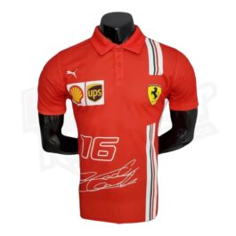 2022 Ferrari Charles Leclerc F1 Polo Shirt