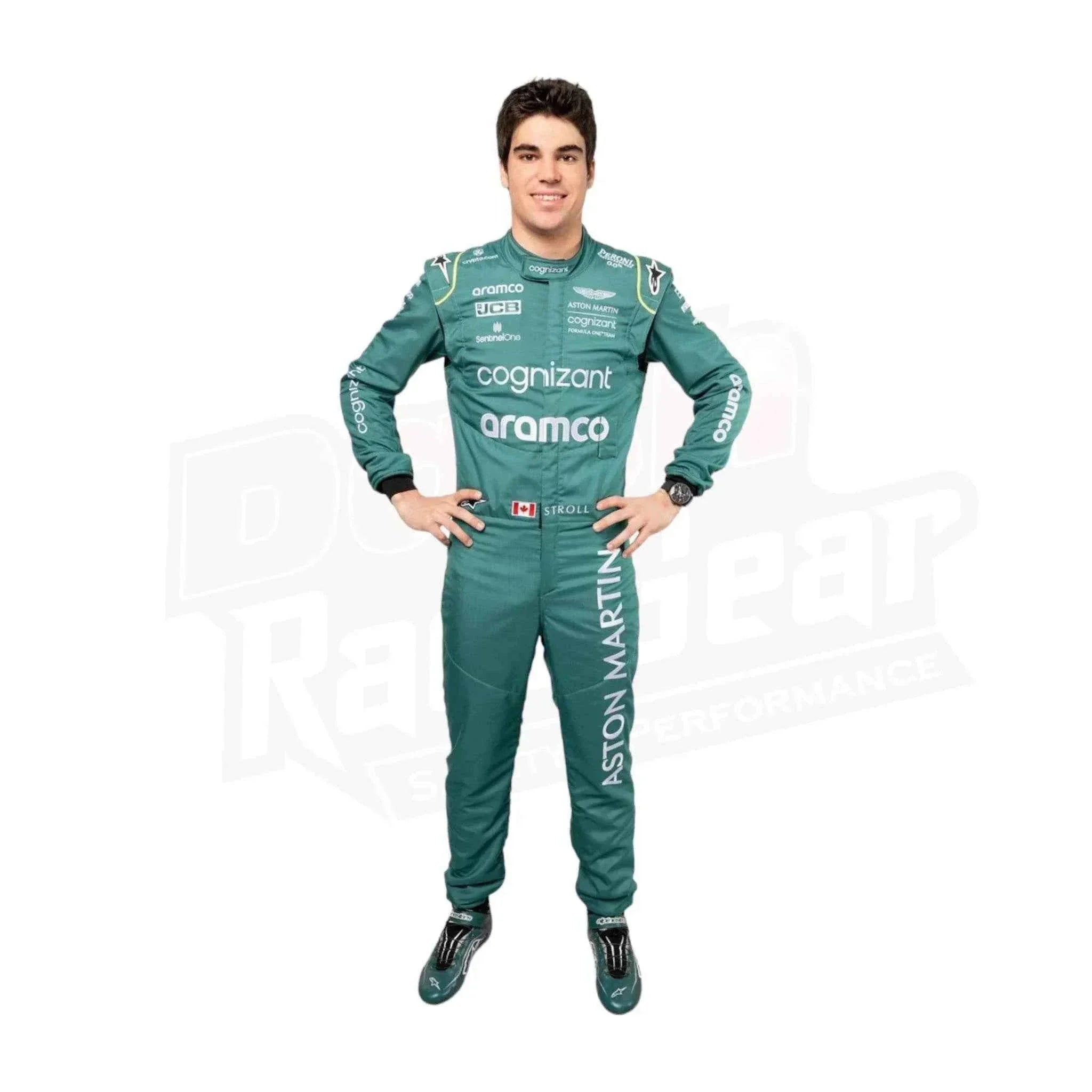 2022 LANCE STROLL ASTON MARTIN F1 RACE SUIT KIDS - CANADIAN GP Dash Racegear