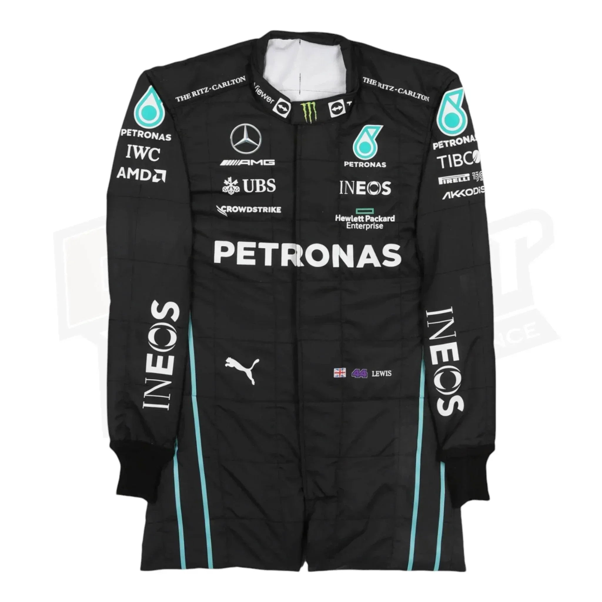 2022 Lewis Hamilton Mercedes-AMG Petronas F1 Team Replica Race Suit DASH RACEGEAR