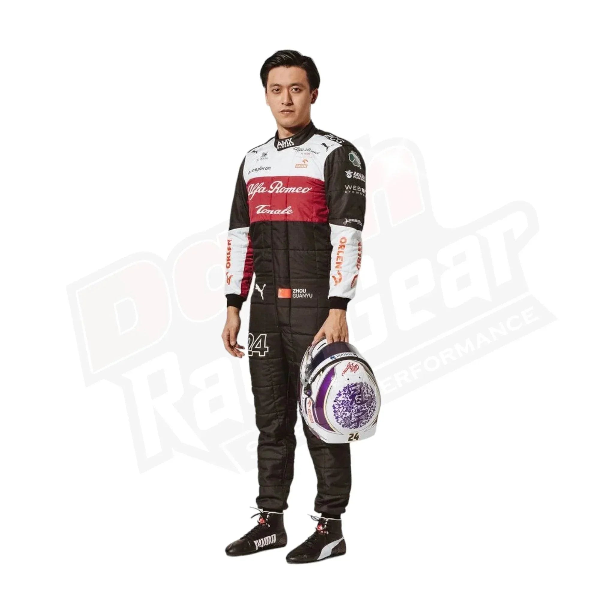 2022 Zhou Guanyu Alfa Romeo F1 Team Race Suit DASH RACEGEAR