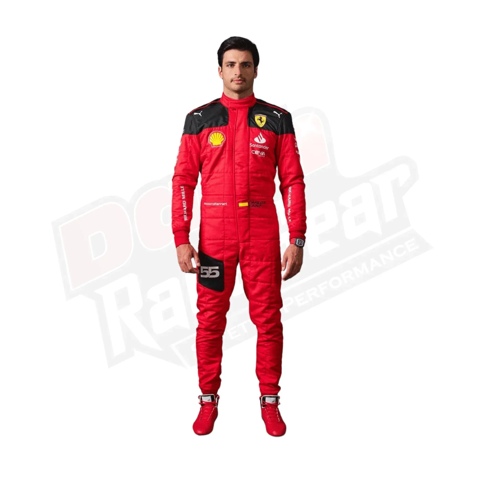 2023 Carlos Sainz Race Scuderia Ferrari F1 Race Suit DASH RACEGEAR