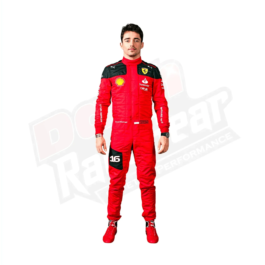 New Charles Leclerc 2023 Race Suit Ferrari F1 KIDS