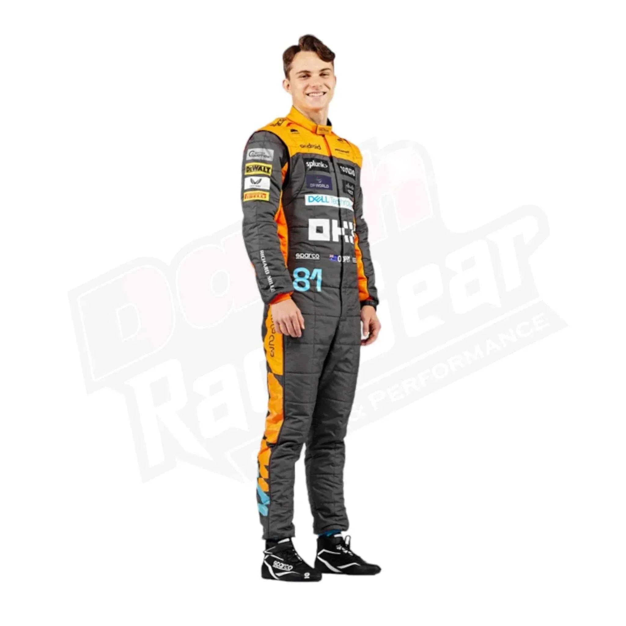 2023 Oscar Piastri McLaren Formula 1 Race Suit KIDS Dash Racegear