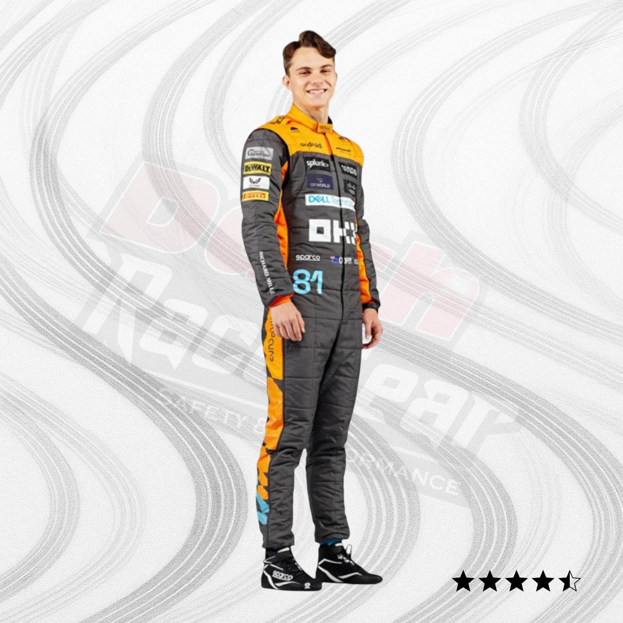 2023 Oscar Piastri McLaren Formula 1 Race Suit DASH RACEGEAR