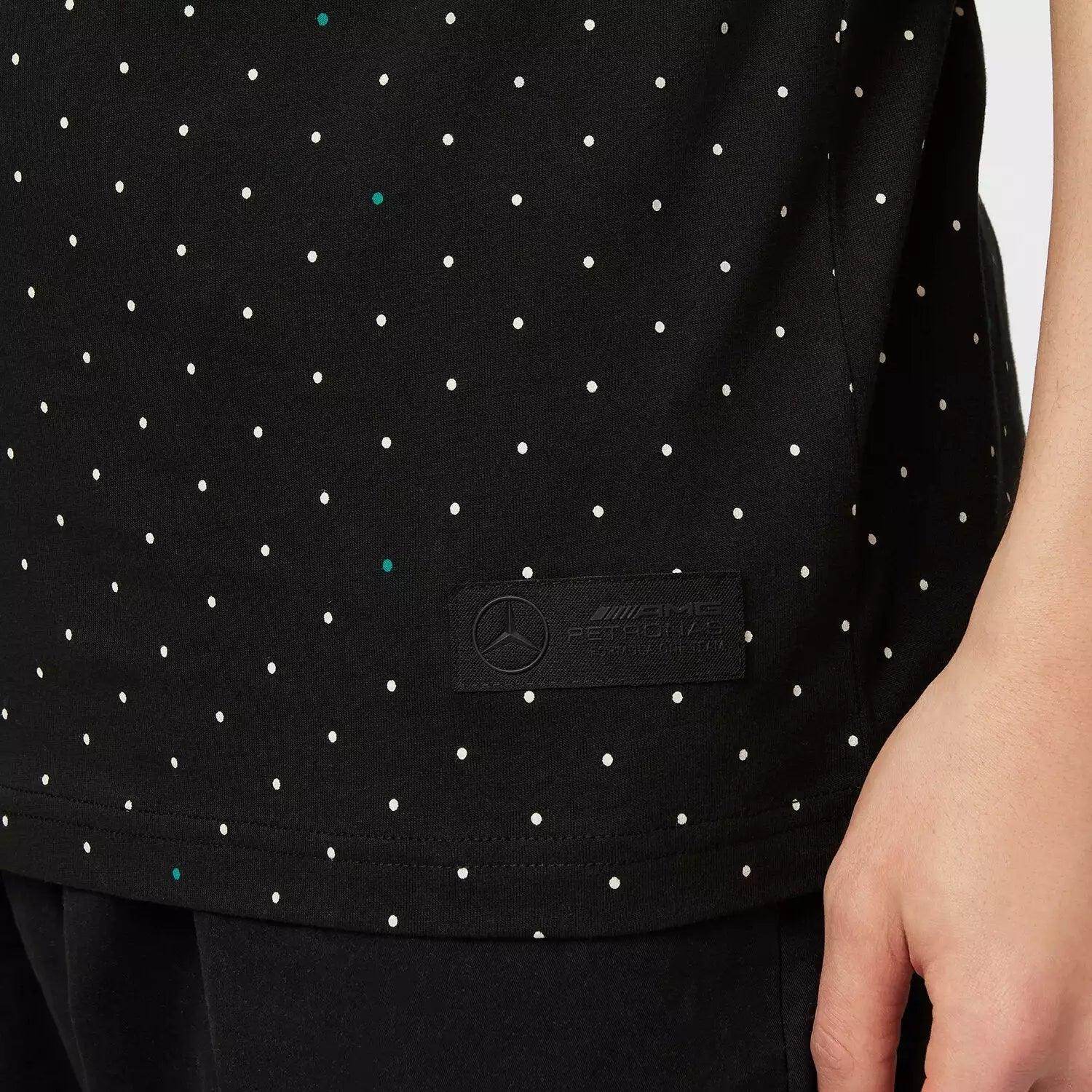mercedes amg petronas 2023 polka dot t shirt Mercedes-AMG Petronas 2023 Polka Dot T-Shirt Dash racegear