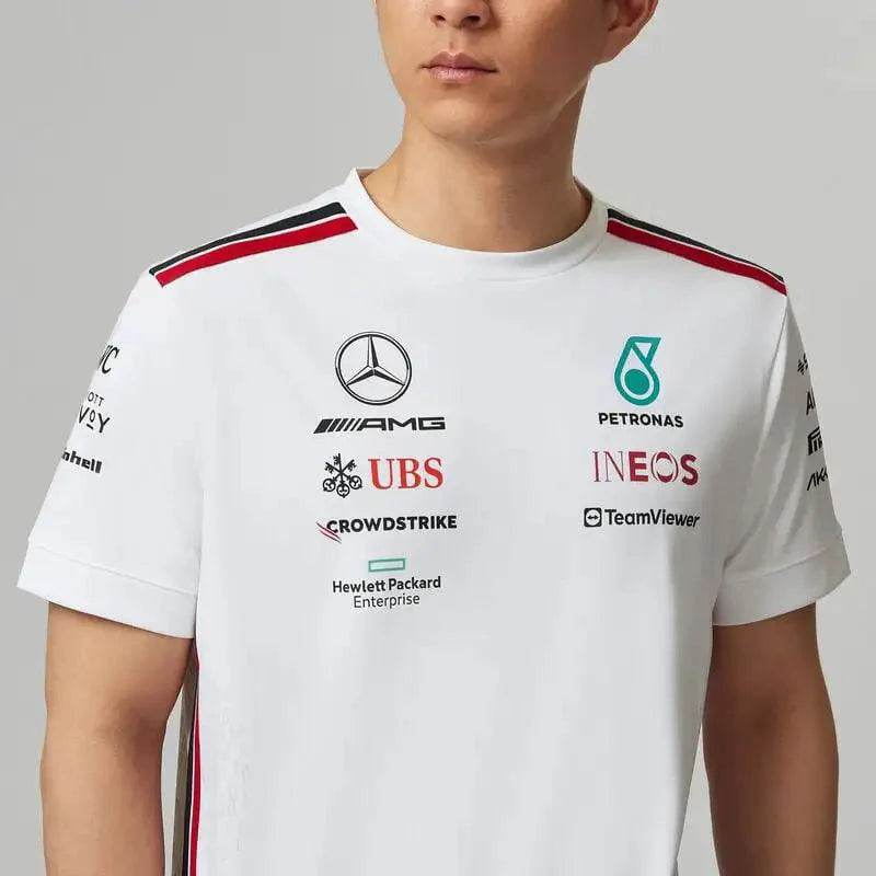 mercedes amg f1 2023 team driver t shirt Mercedes-AMG F1 2023 Team Driver T-shirt Dash racegear